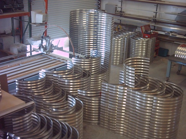 corrugated aluminum baffles fabrocator