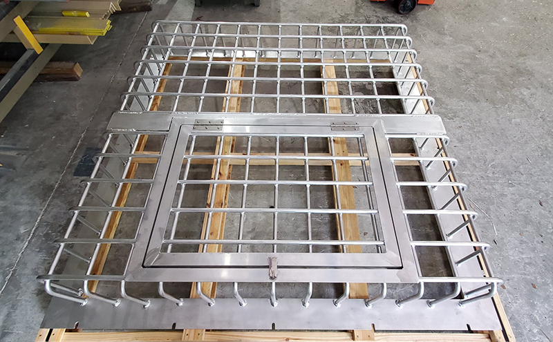 aluminum trash rack