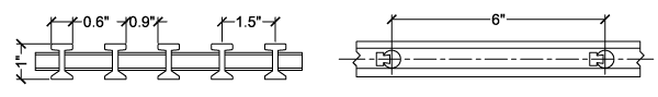 pultruded grating drawing