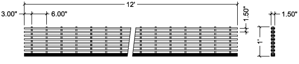 molded stair treads drawing