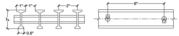 pultruded grating drawing